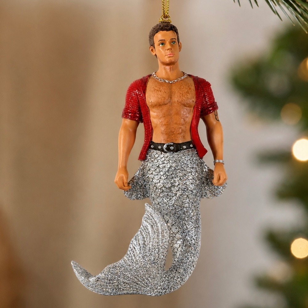 December Diamonds Retired Taurus Merman Ornament 2013 Zodiac w/Box 55-90792